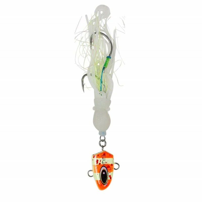 Vexed Occy Head Twin Flashy Jig Lure Pink Glow 40GM