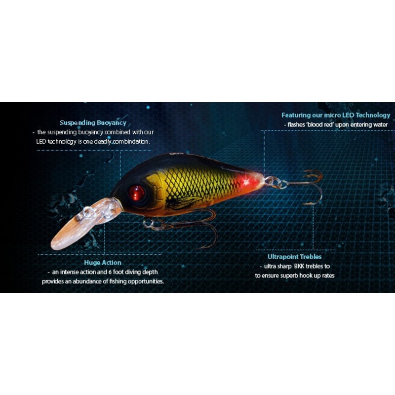 Balista Trance 50mm Flashing LED Hard Body Lure After Dark