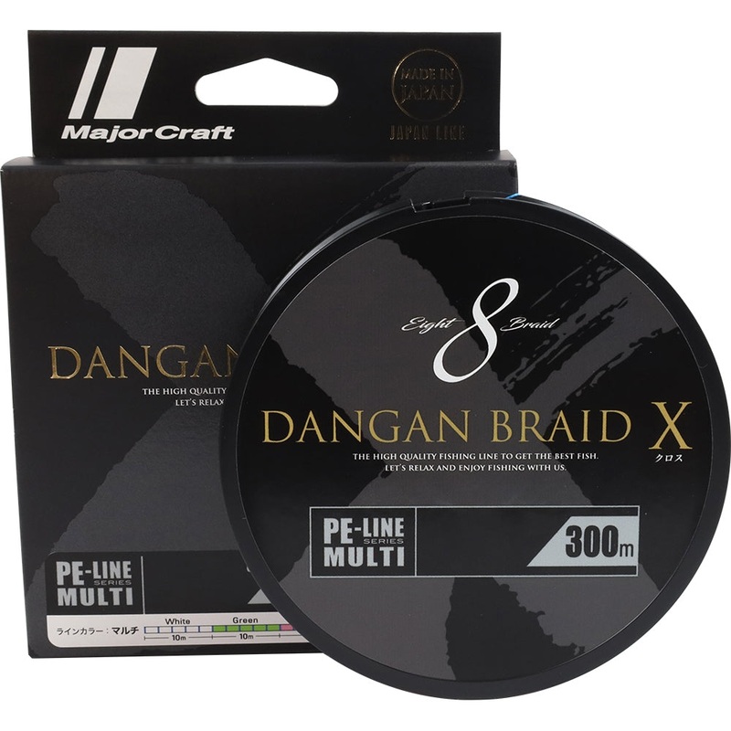 Majorcraft Dangan Braid-X 300m PE1 Multi