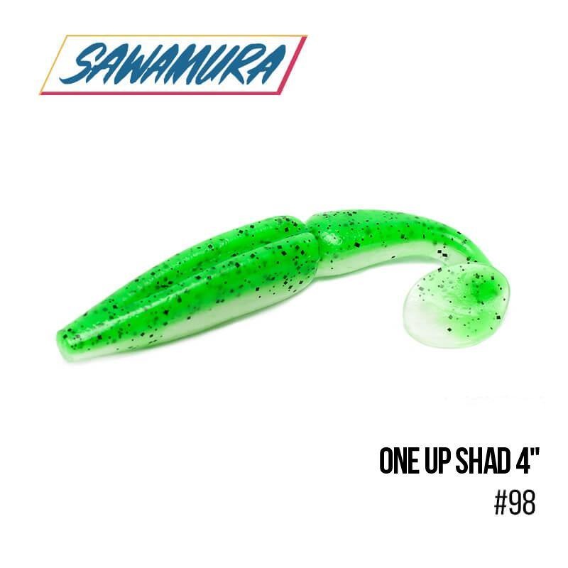 SAWAMURA One Up Shad 4″ (10.5 cm) – 6pc 11