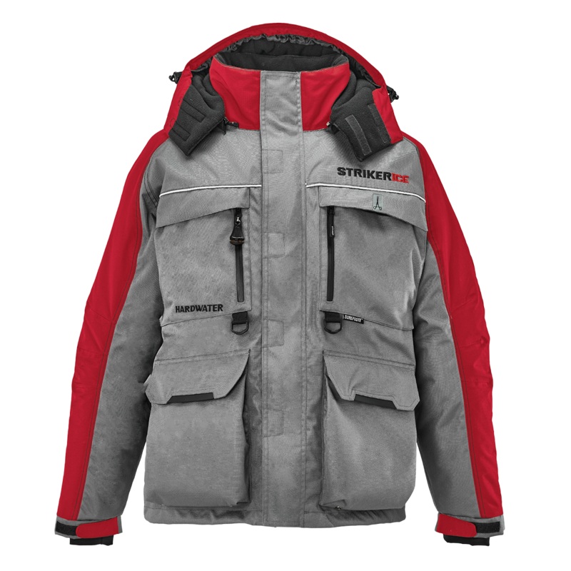 Striker Hardwater Jacket Gray/Black Small