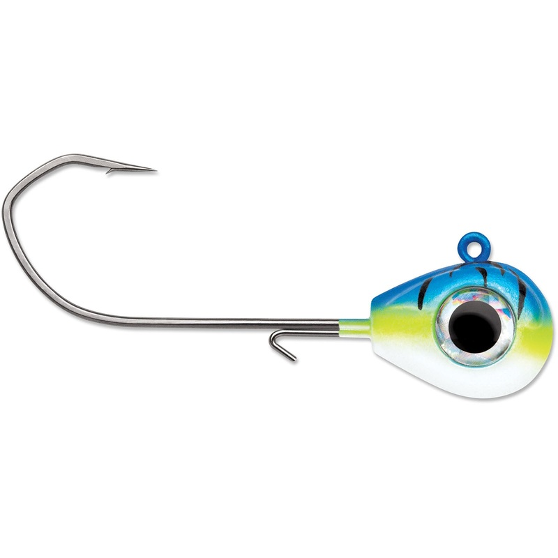 VMC Sleek Jig Heads 1/8oz Blue Fire UV