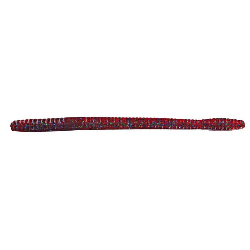 Zoom Magnum Trick Worm 7” Plum Apple 8pk