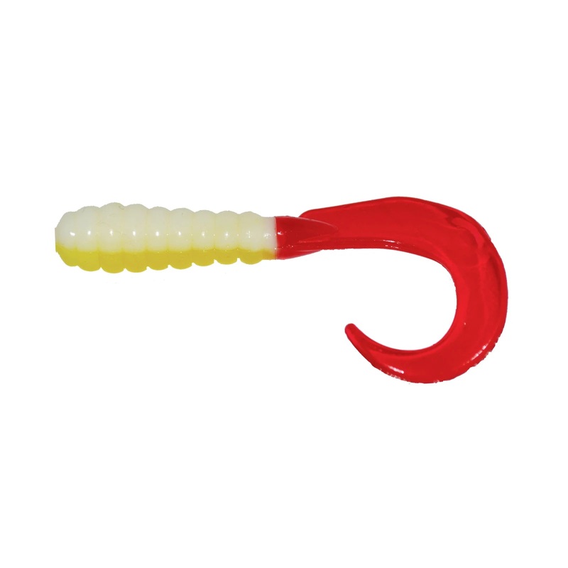 Big Bite Baits Curly Tail Grub 3″ Bad Blood