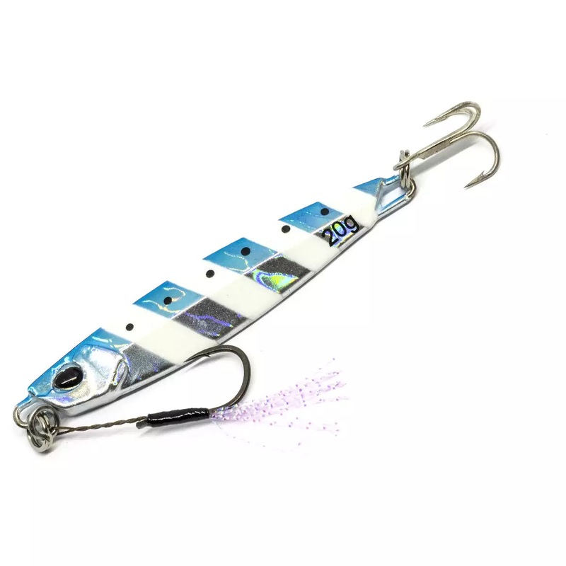 DAIWA Samurai Jig Tachiuo Tune 75mm – 20g #Iwashi Zebra