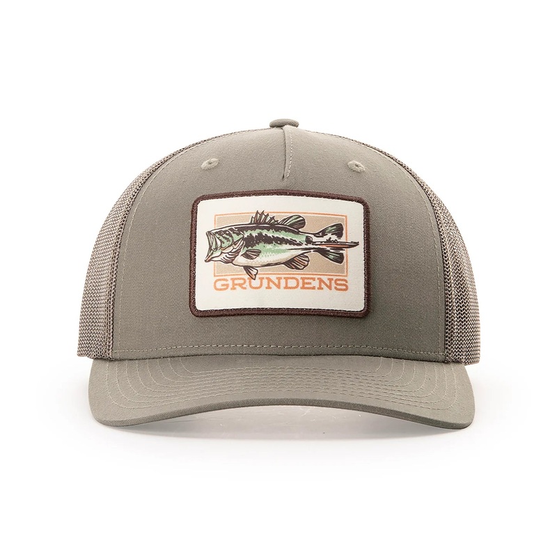Grundens Off to the Races Trucker Hat Brown/Khaki