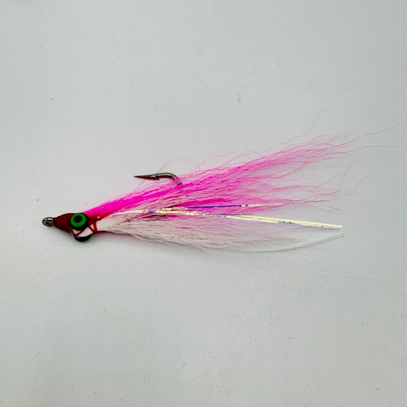 NJ Saltwater Flies – Clouser Chartreuse/White