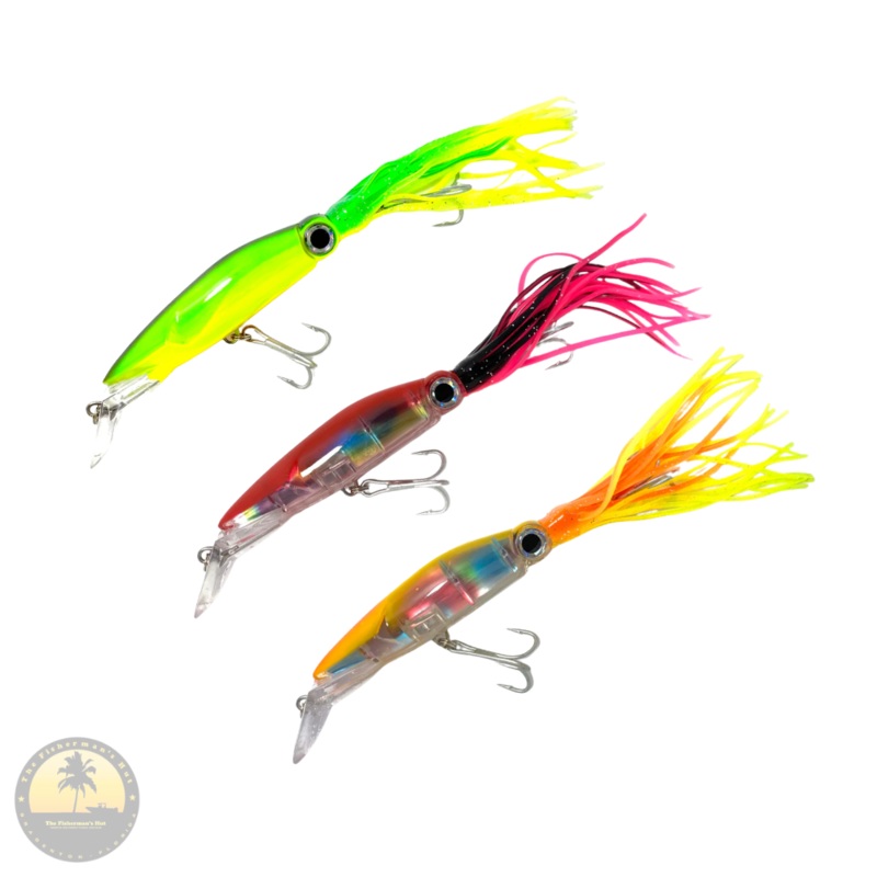Squid Trolling Minnow 10cm 20g Chartreuse Yellow