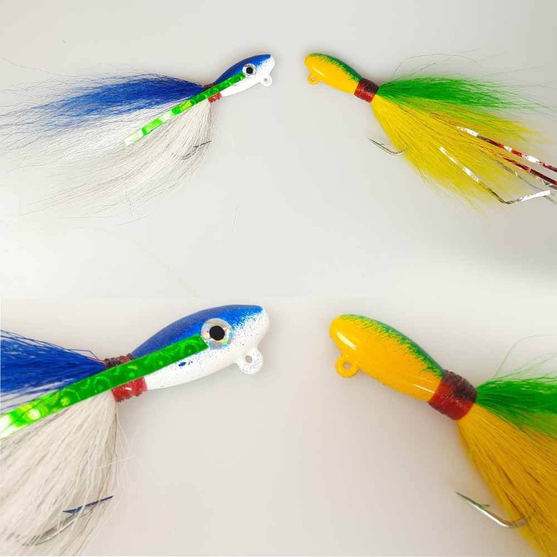 Tight Line Tackle 1/2OZ Pilchard Jigs DOLPHIN/WHITE/BLUE/WHITE/BLUE