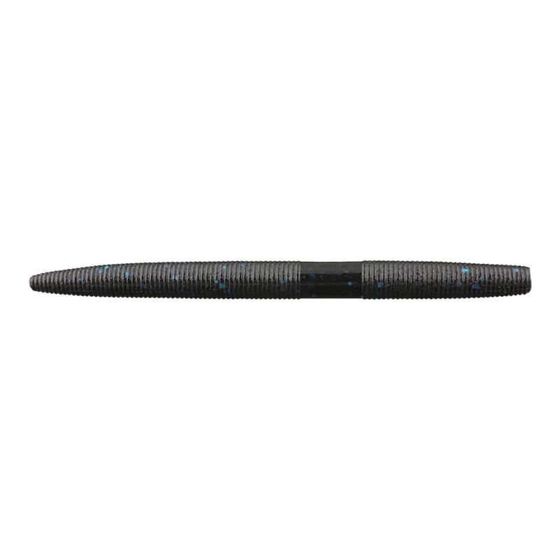 Yamamoto Senko Bulk Pack – 100pk 4″ 021 – Black w/Large Blue Flake