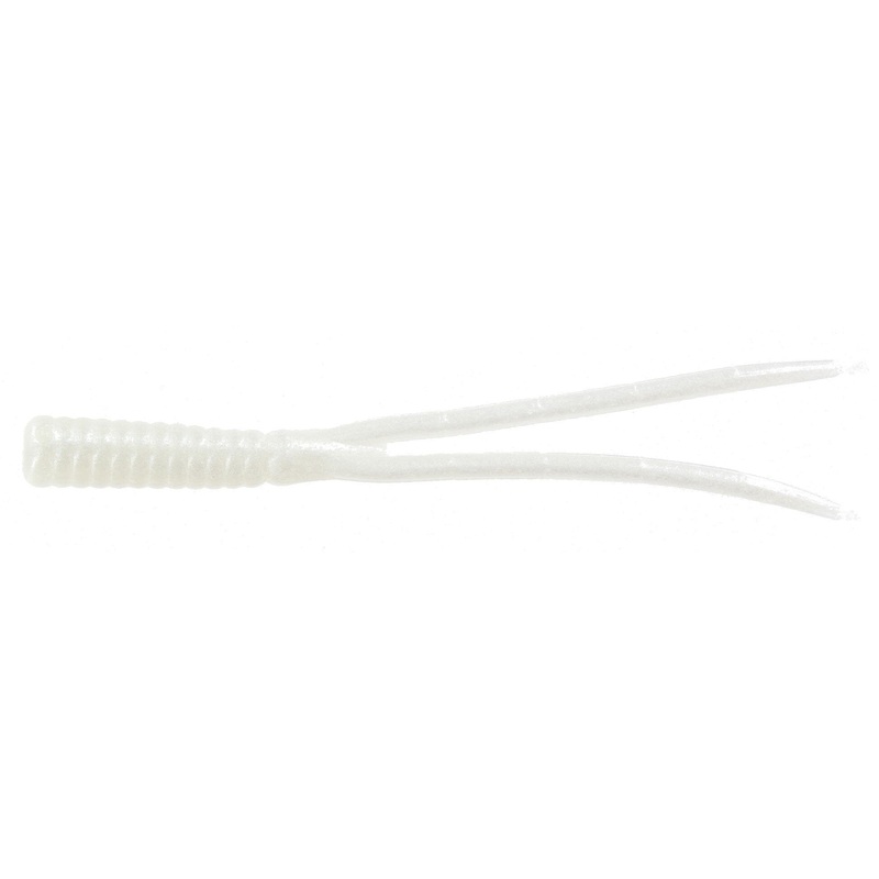 Zoom Split Tail Trailer 4” White Pearl 20Pk