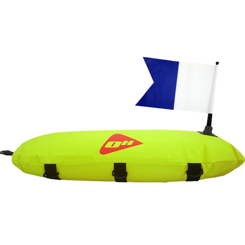 Ocean Hunter Inflatable Float With Flag YELLOW