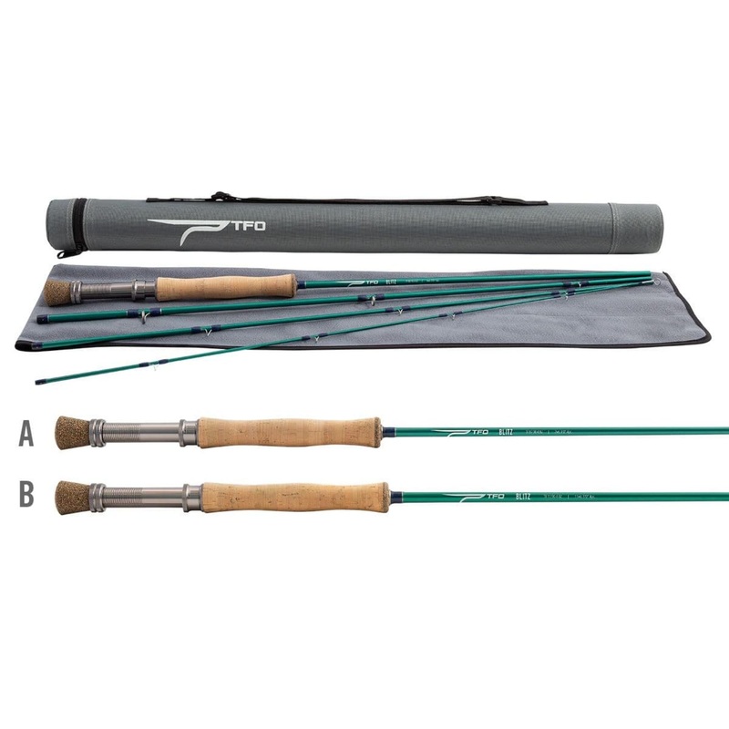 Temple Fork Outfitters Blitz Fly Rods TF 06 90 4 BZ