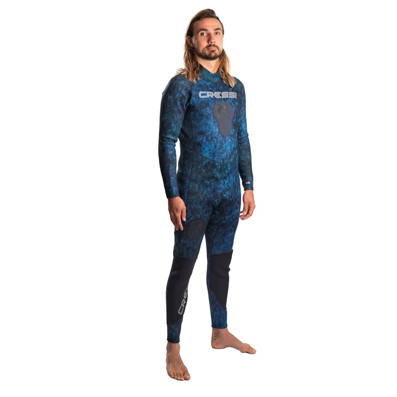 Cressi Tokugawa 3mm 1 Piece Wetsuit Camo Blue 2XL