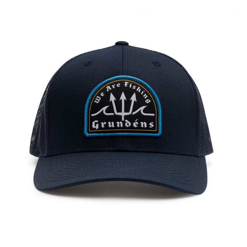 Grundens Poseidon Trucker Hat Navy
