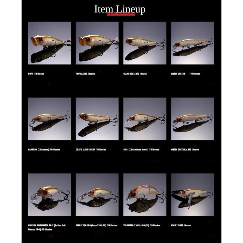 Megabass Limited Edition Respect Series #49: Ito Illusion – 12pc Set