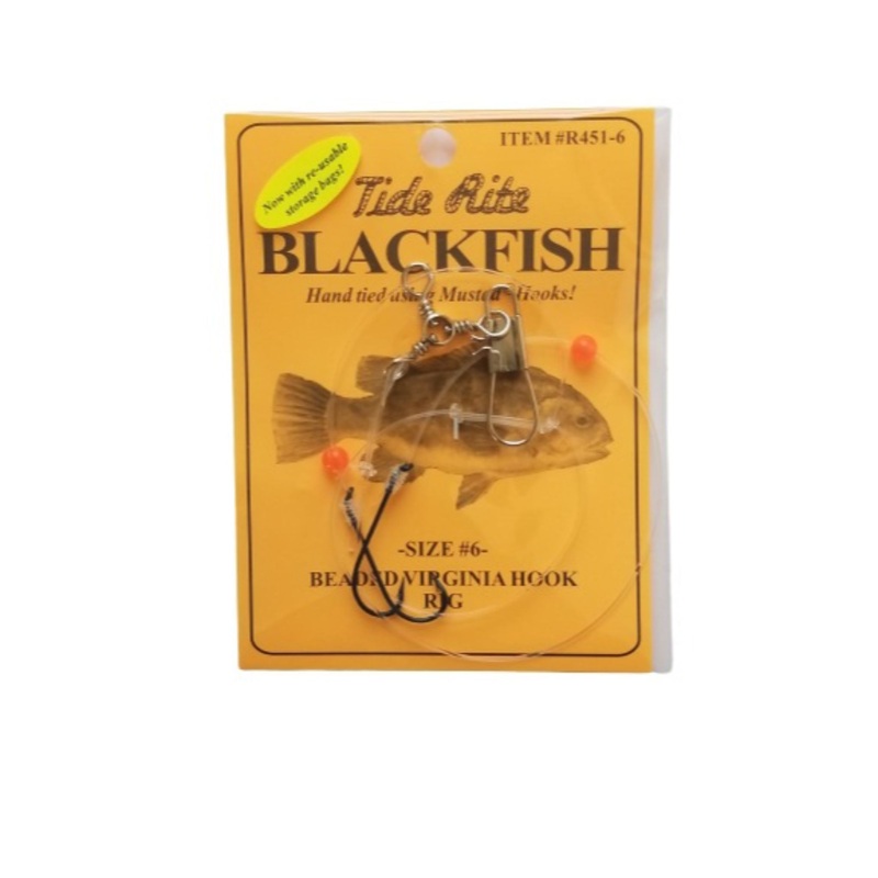 Tide Rite Blackfish Rig Beaded Virginia Hook R451 #3