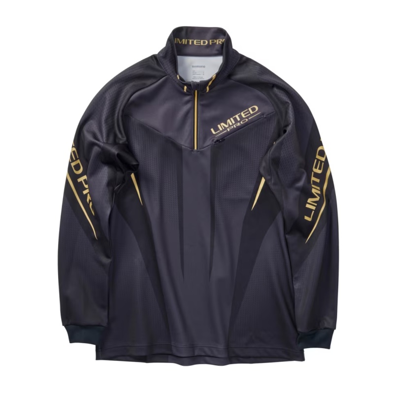 24 SHIMANO Half-Zip Warm Shirt SH-110X Limited Black – M