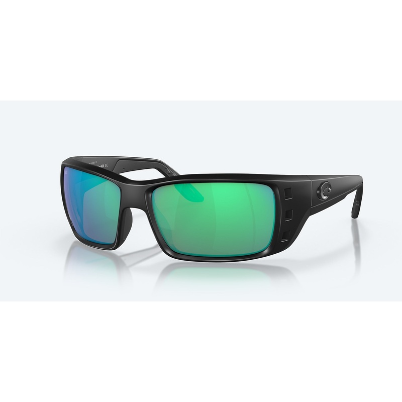 Costa Permit Polarized Sunglasses Blackout / Green Mirror Polarized Glass Lens