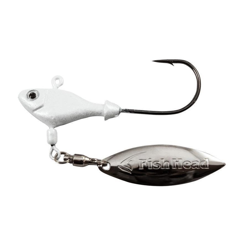 Fish Head Spin Pearl White 1/8 oz
