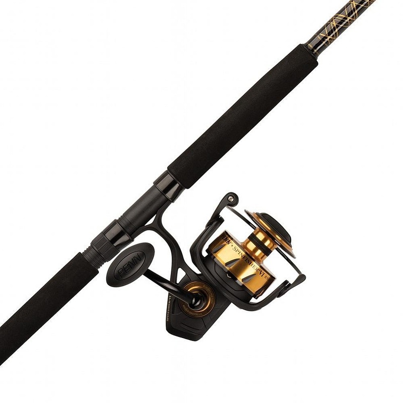 Penn Spinfisher VI Combo 5500 with 8′ MH 2-Piece Rod Combo