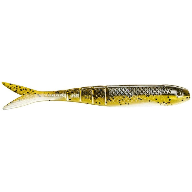 Strike King KVD Blade Minnow 4 1/2″ Green Pumpkin Pearl Belly