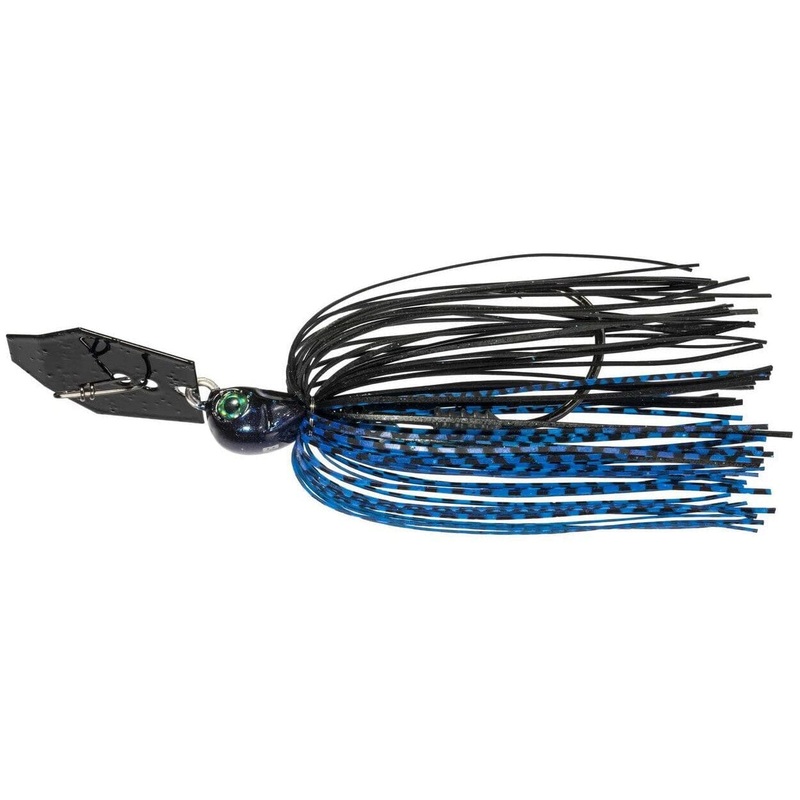 Z Man Chatterbait Elite EVO Black and Blue 3/8 oz