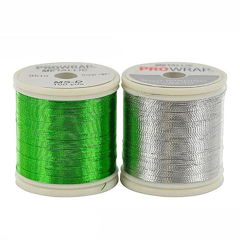 American Tackle ProWrap Metallic Thread – 100yds D 9640 Burgundy