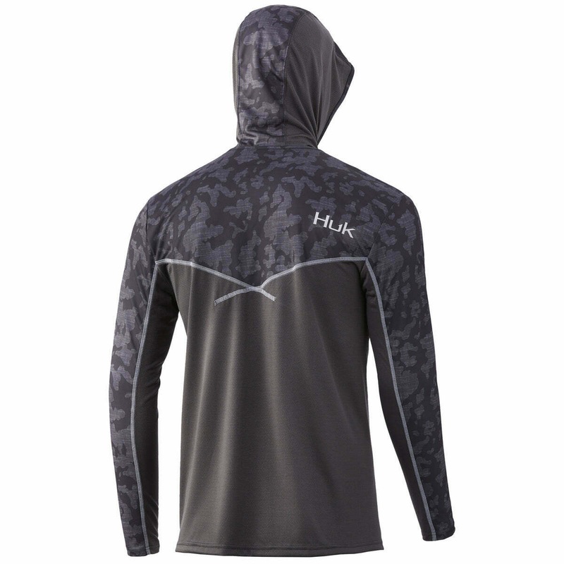 Huk Icon X Running Lakes Hoodie H1200393 Beach Glass (339) Small
