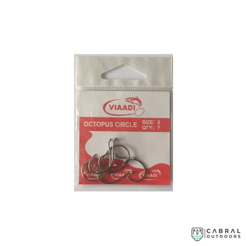 Viaadi Octopus Circle  Hooks | Size: 1-8/0 1