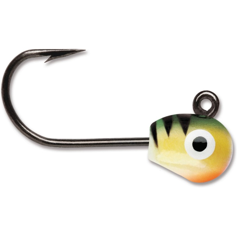 VMC Tungsten Mongo Jig Glow Yellow Perch 1/32oz #10