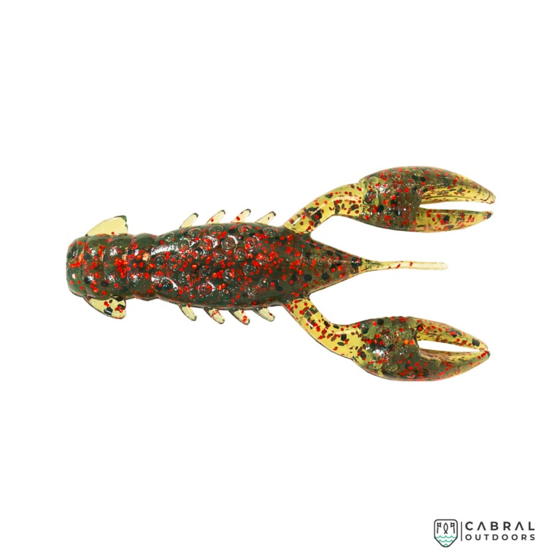 Zman 10X Tough Elaztech TRD CrawZ | Size: 2.5″ | 3g | 6pcs/pk Greasy Prawn