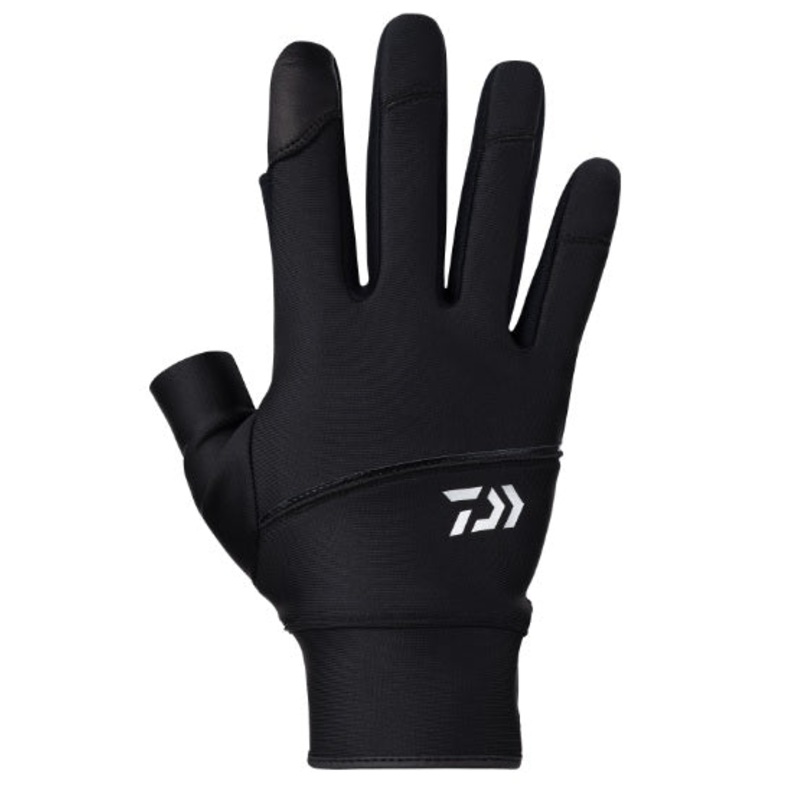 Daiwa DG-3023W Casting Gloves 2 Pieces Cut M Black