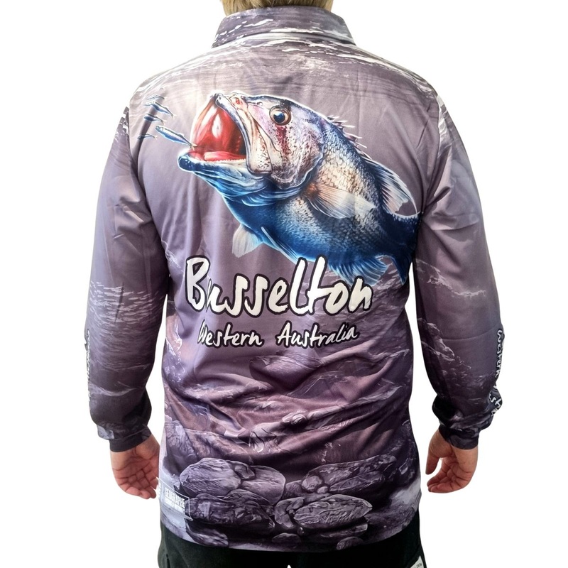 Geographe Busselton Dhufish Shirt Grey K2