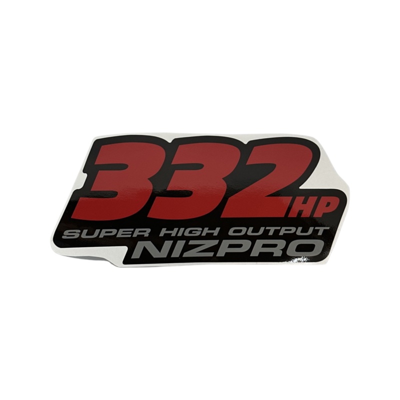 Nizpro Custom 332hp Vinyl Sticker for Yamaha SHO