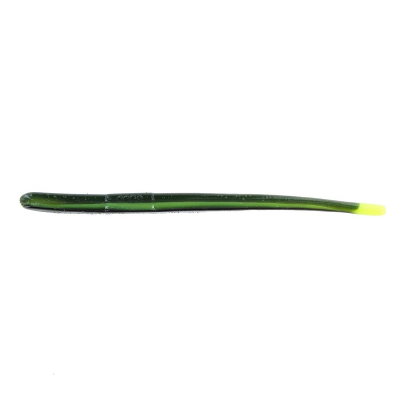 Roboworm Straight Tail 4.5″ St-8K1M Mean Green 10Pk