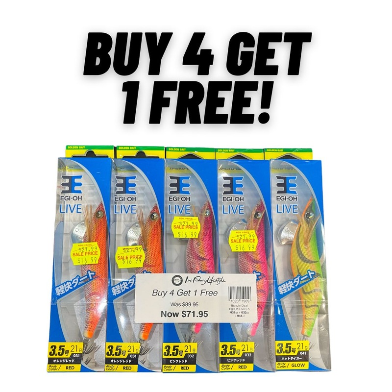 Yamashita 19 Egi Oh Live 3.5 Clearance Bundle Buy 4 Get 1 Free Set 1