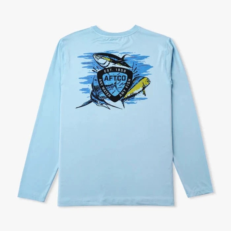 AFTCO Expedition UVX LS Sun Protection Shirt Medium