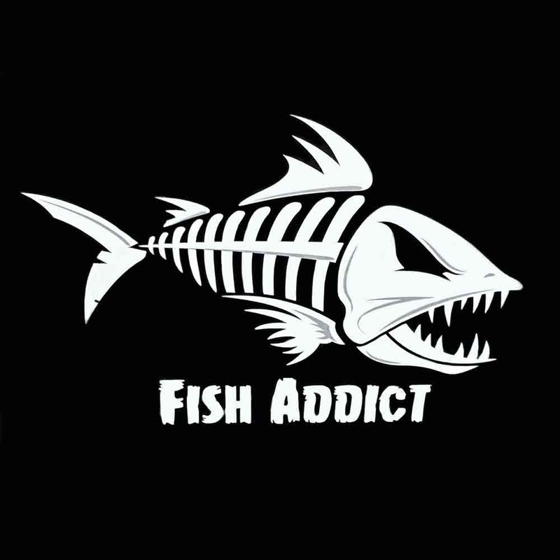 Bonefish Fish Addict Decal LARGE