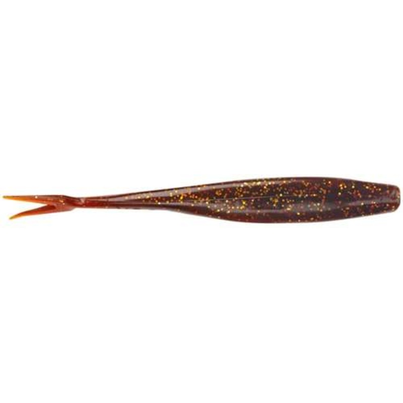 DOA Cal 4″ and 5.5″ Jerk Shads 4″ JERK SHAD 304 ROOTBEER GOLD