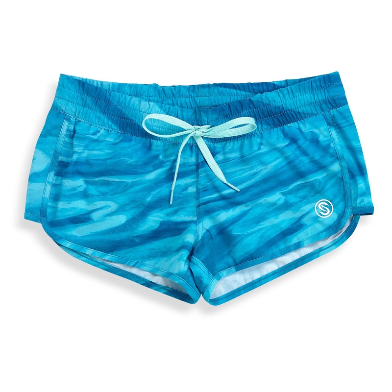 SCALES Bahamas Current Womens Boardshorts Multi XSmall