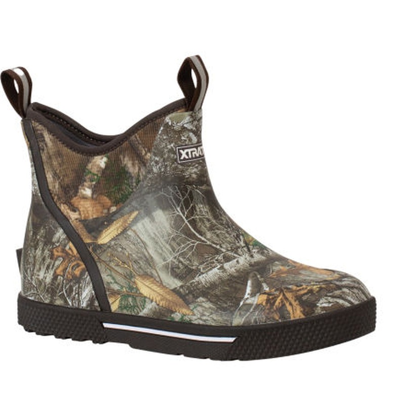 XTRATUF Men’s Realtree Edge Wheelhouse 6″ Ankle Deck Boot Camo 7