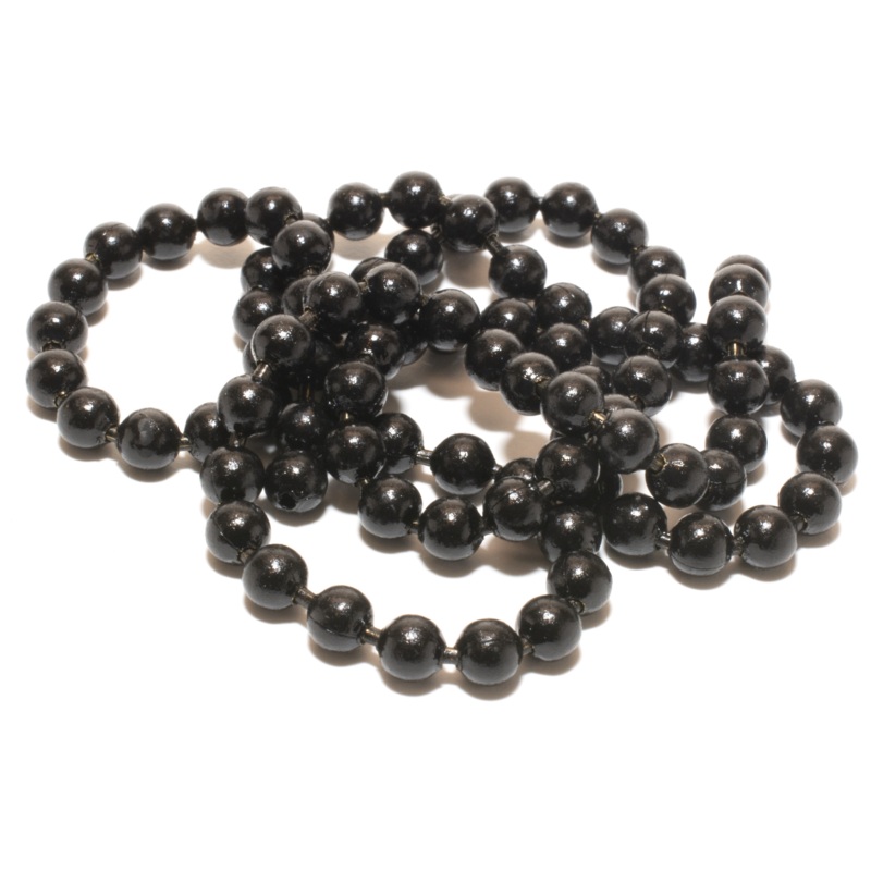 Black Bead Chain Eyes LARGE