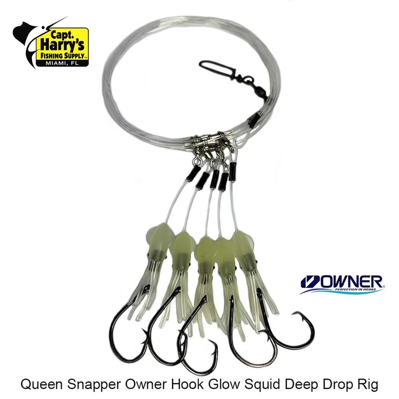 Capt. Harry’s Deep Dropping Queen Snapper Glow Squid Rig