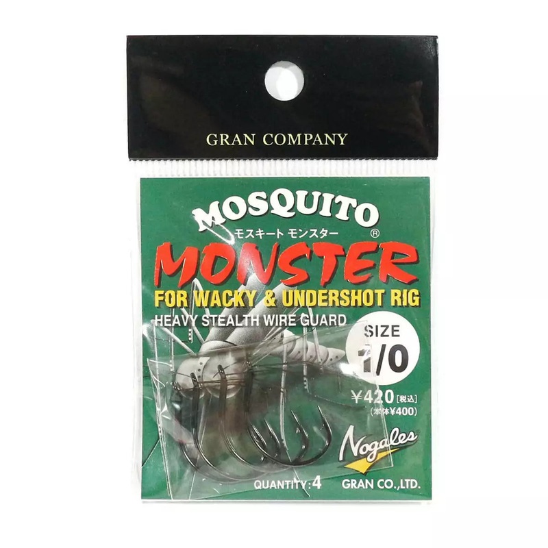 Hameon VARIVAS Nogales Mosquito Monster – 4 pc #1/0 (1.0mm) – 4 pc