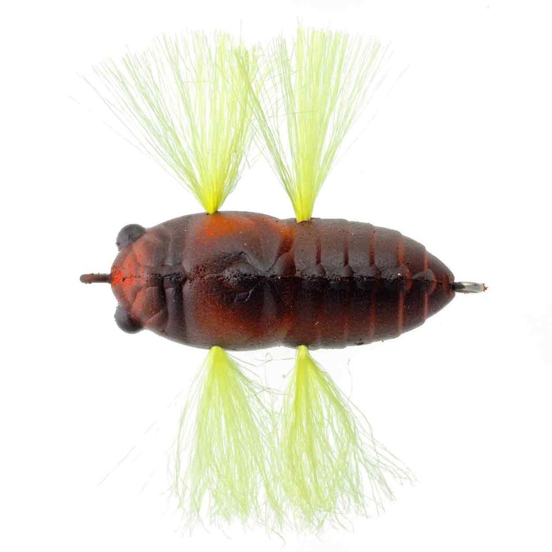 Tiemco Soft Shell Tiny Cicada Surface Walker Lure Butin
