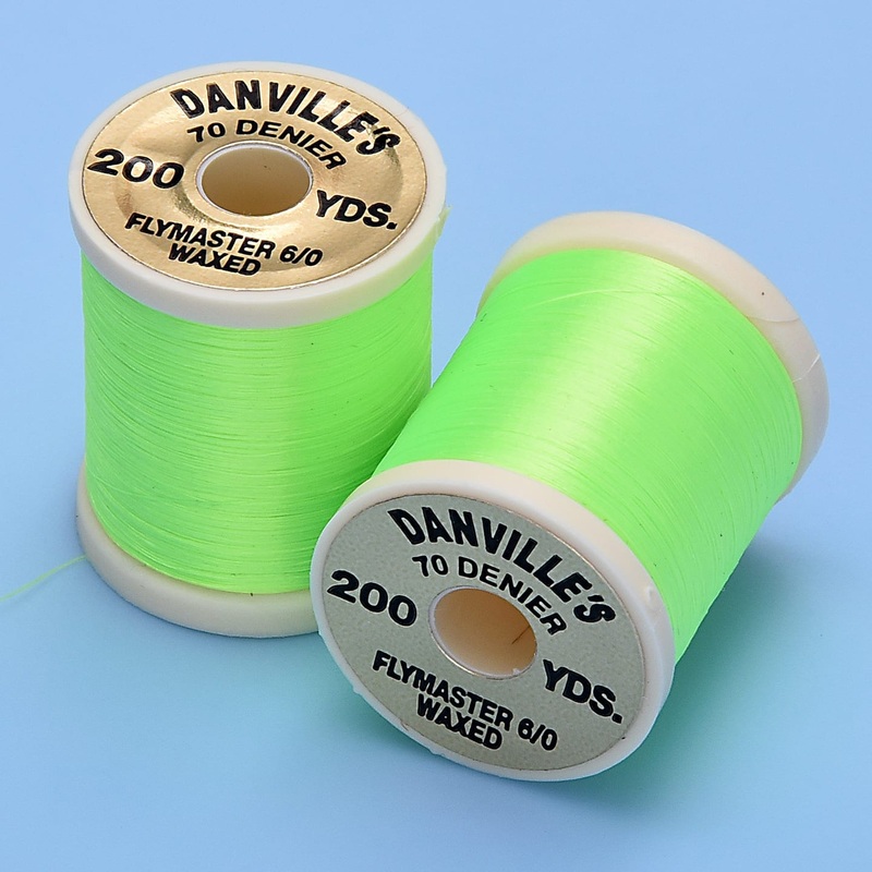 Danville Flymaster 6/0 Waxed Thread (70 Denier) #504 FL Green