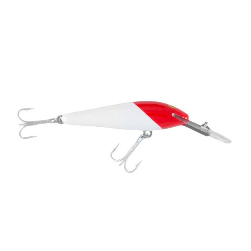 Halco Tilsan Barra 80 Hard Lure | Size: 80mm | 16g White Redhead