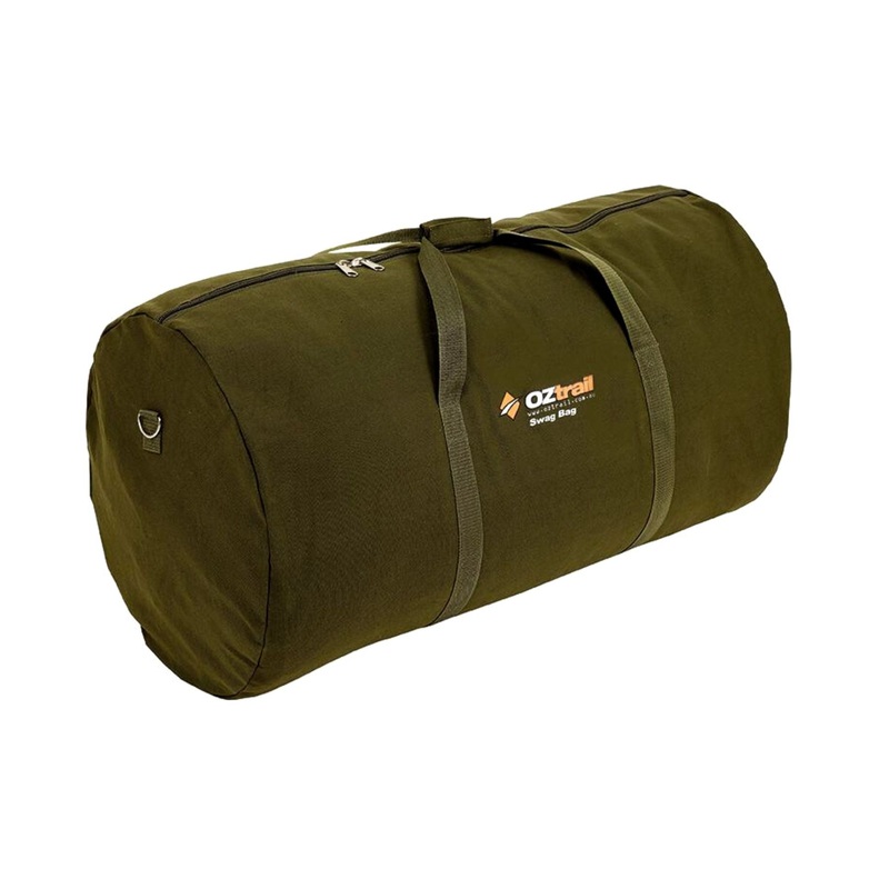 Oztrail Canvas Double Swag Bag 1400 GREEN