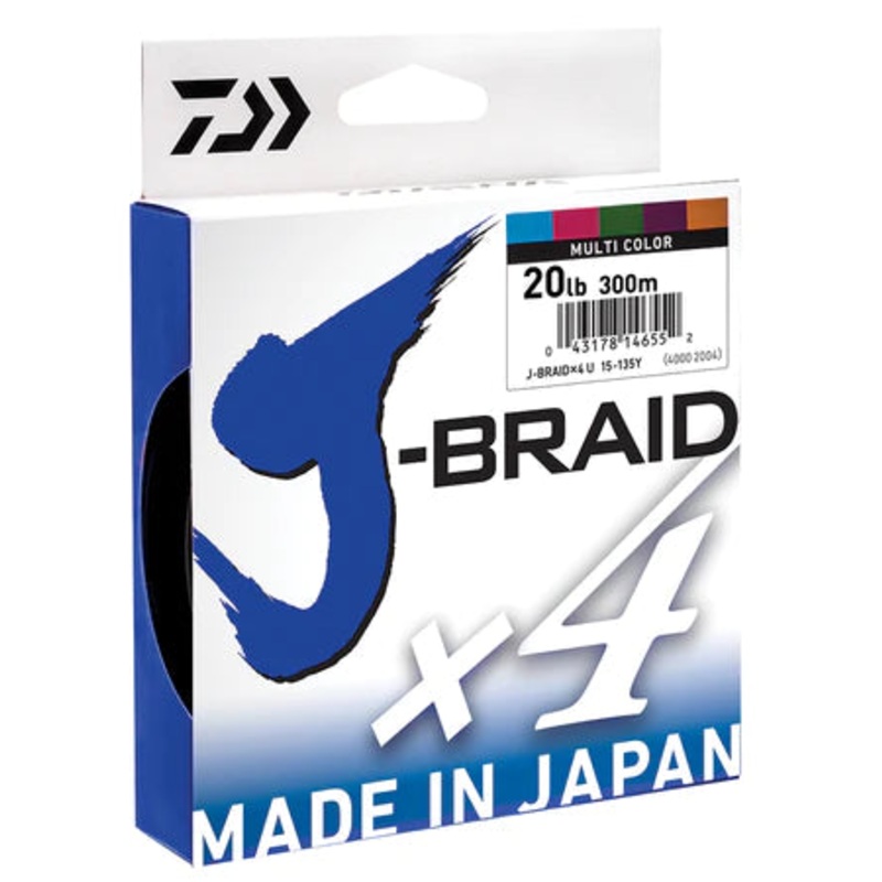 Daiwa J Braid X4 500m Multi 30lb